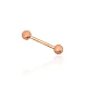 Gold piercings for tongue